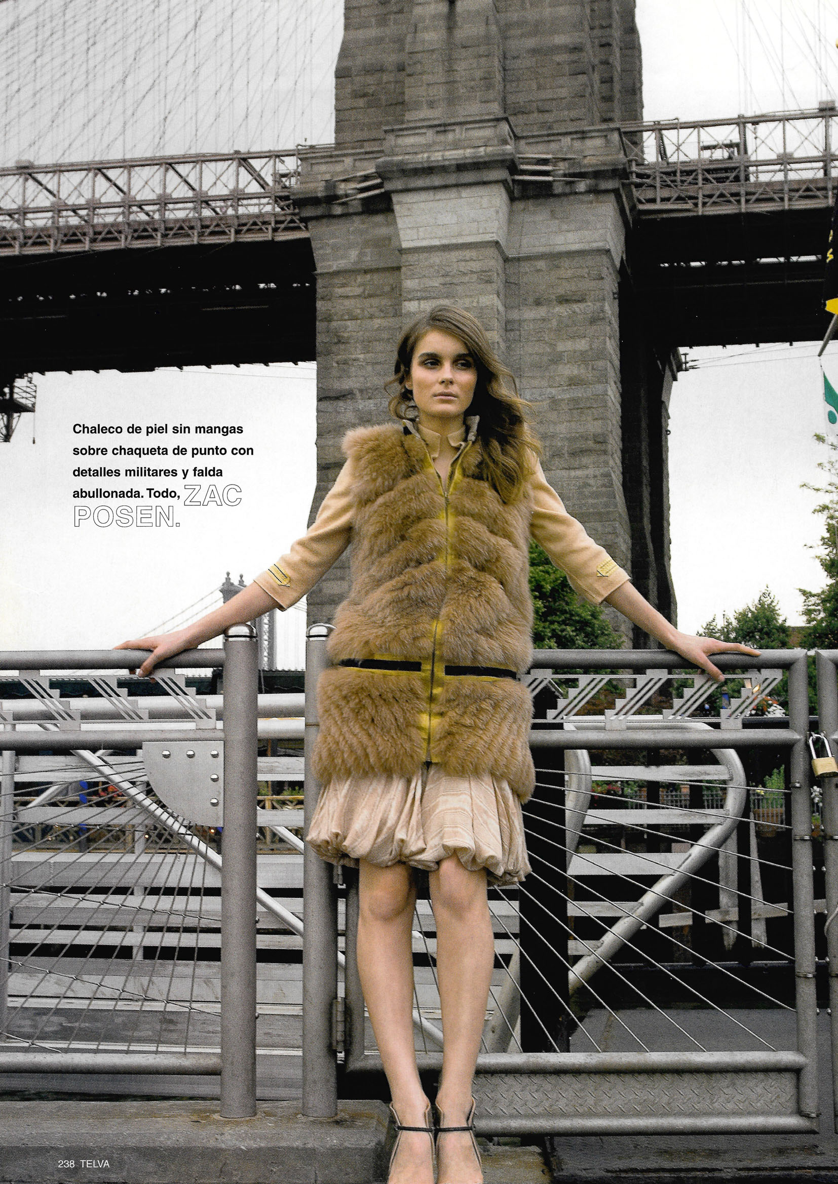 International fashion editorial in New York styled by Cuca Jaramillo for Telva Magazine.