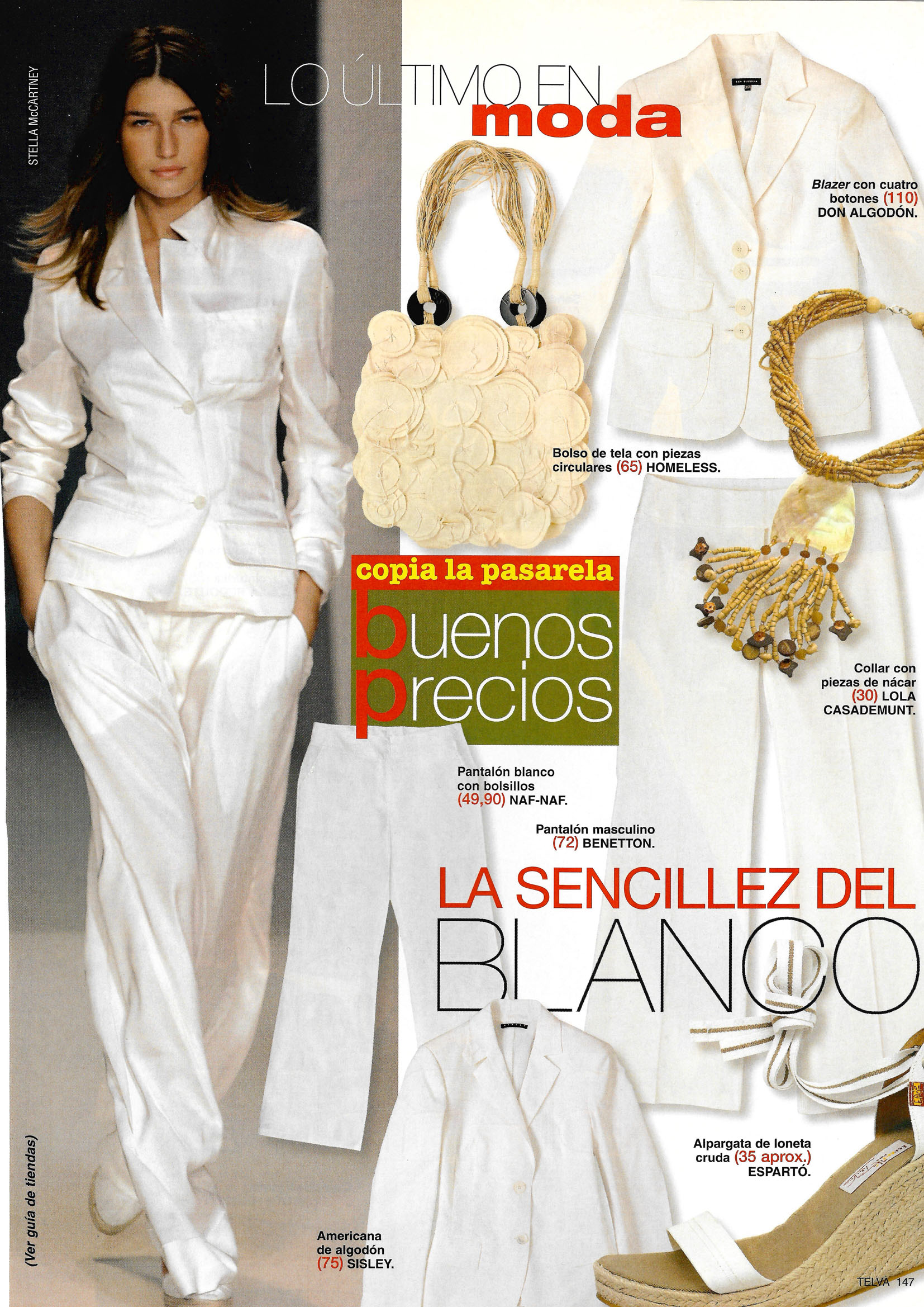 Editorial fashion styling and still life composition by Cuca Jaramillo for Telva Magazine, combining white textures, accessories and runway inspiration.